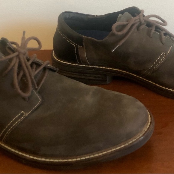 NAOT Men’s Chief Flat Light Brown Suede Leather - Size 9 - Picture 2 of 4